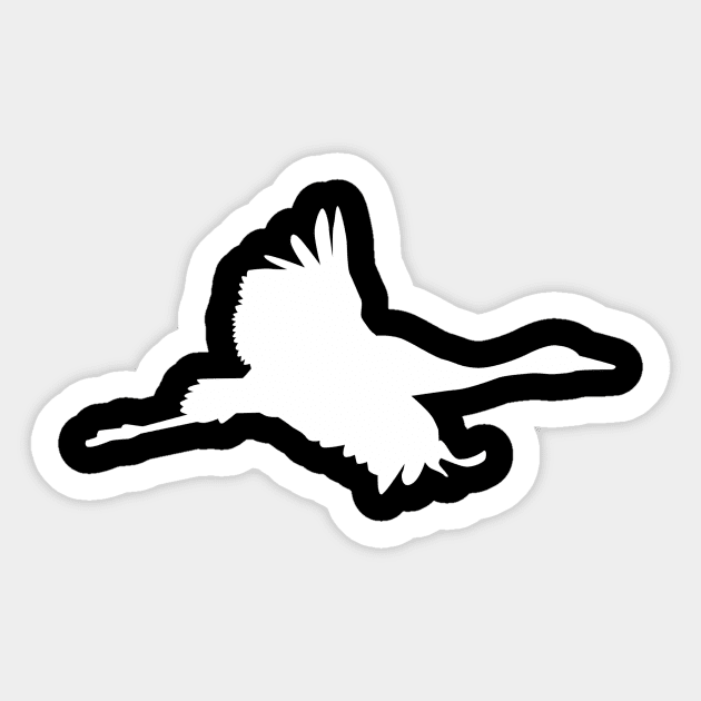 Crane Sticker by Designzz